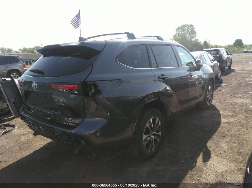 2020 TOYOTA HIGHLANDER XLE - 5TDHZRBH2LS507676