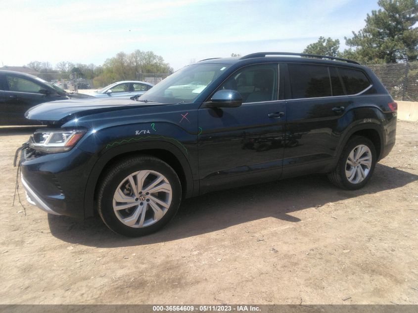2021 VOLKSWAGEN ATLAS 3.6L V6 SE W/TECHNOLOGY - 1V2KR2CA6MC591954