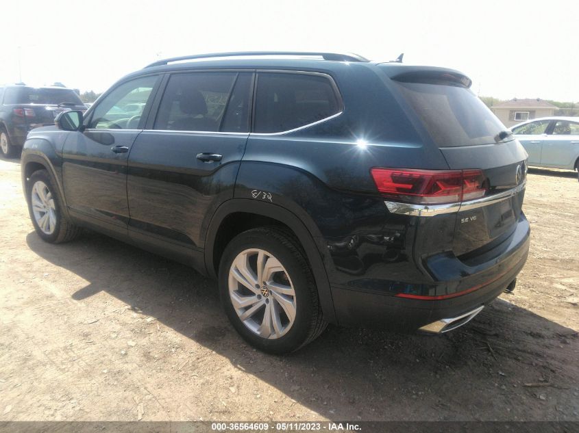 2021 VOLKSWAGEN ATLAS 3.6L V6 SE W/TECHNOLOGY - 1V2KR2CA6MC591954