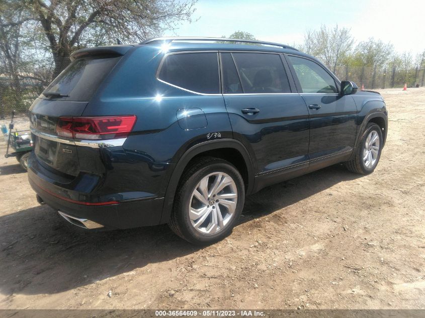 2021 VOLKSWAGEN ATLAS 3.6L V6 SE W/TECHNOLOGY - 1V2KR2CA6MC591954