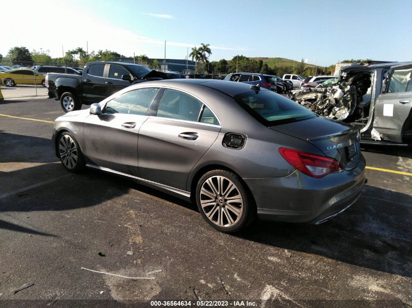 2018 MERCEDES-BENZ CLA CLA 250 - WDDSJ4EB8JN674446