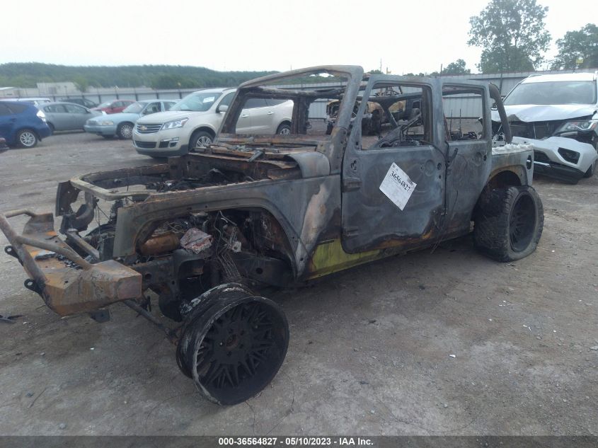 2016 JEEP WRANGLER UNLIMITED SPORT - 1C4BJWDG6GL335725