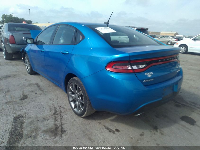 2015 DODGE DART SXT - 1C3CDFBB1FD252378