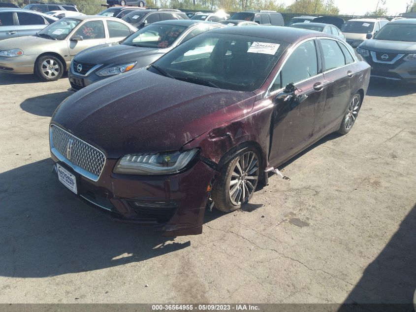 2017 LINCOLN MKZ SELECT - 3LN6L5D91HR605238