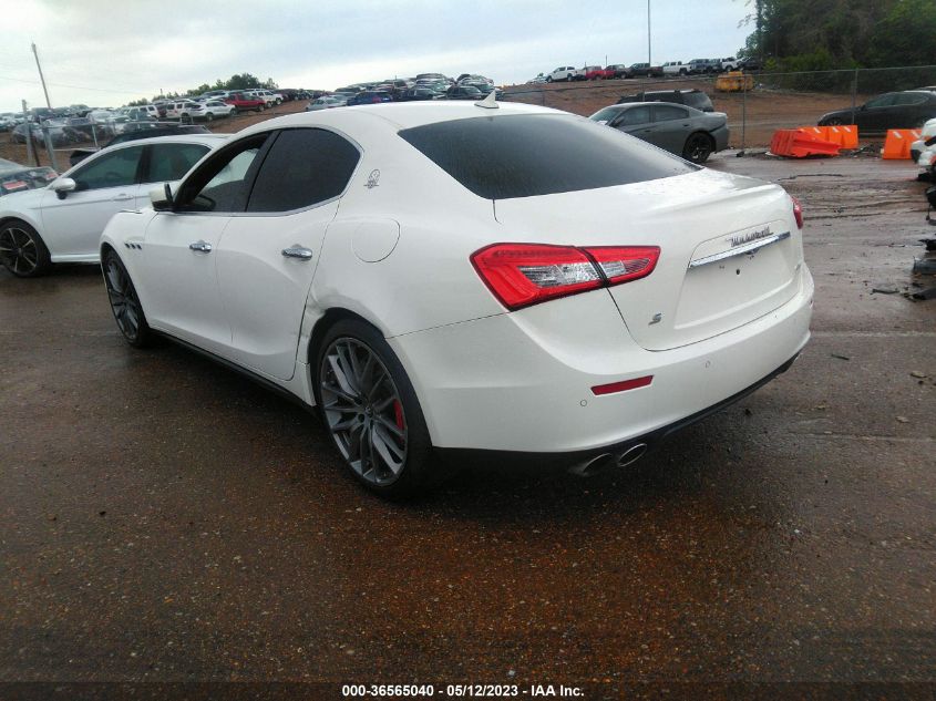 2017 MASERATI GHIBLI S ZAM57RSL7H1198977