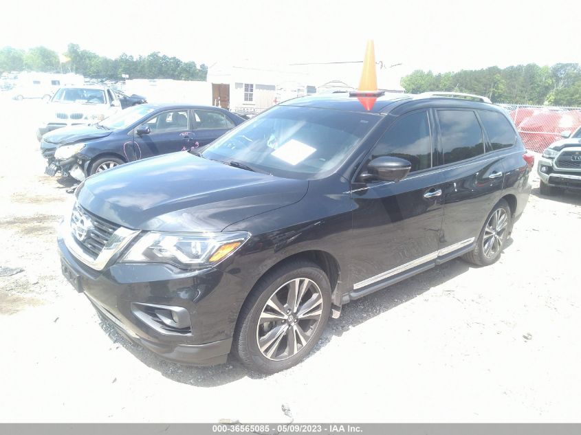 2018 NISSAN PATHFINDER PLATINUM - 5N1DR2MN4JC659395