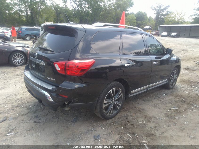 2018 NISSAN PATHFINDER PLATINUM - 5N1DR2MN4JC659395