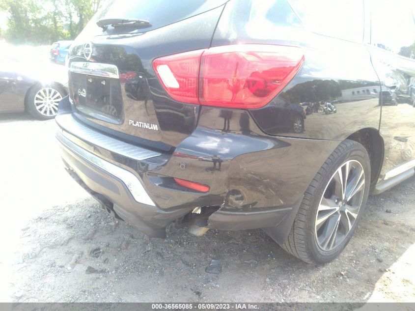 2018 NISSAN PATHFINDER PLATINUM - 5N1DR2MN4JC659395