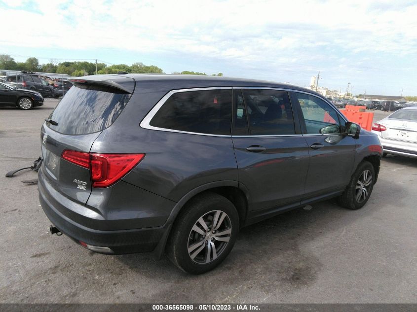 2016 HONDA PILOT EX-L - 5FNYF6H74GB083806