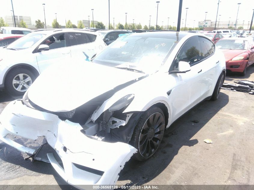 2022 TESLA MODEL Y PERFORMANCE - 7SAYGDEF0NF312589