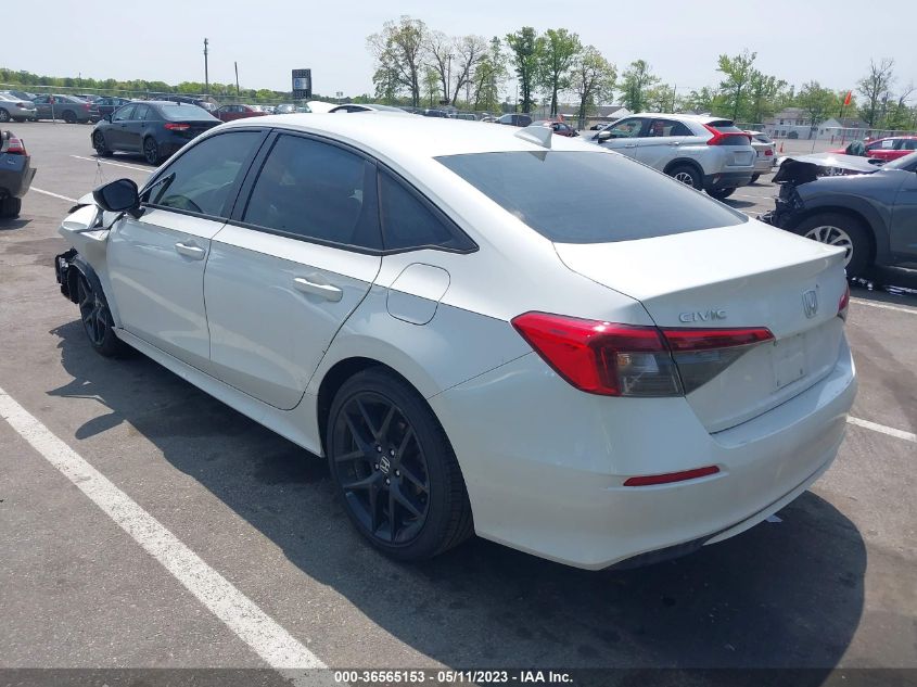 2022 HONDA CIVIC SEDAN SPORT - 2HGFE2F56NH554125