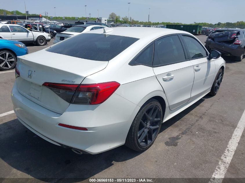 2022 HONDA CIVIC SEDAN SPORT - 2HGFE2F56NH554125