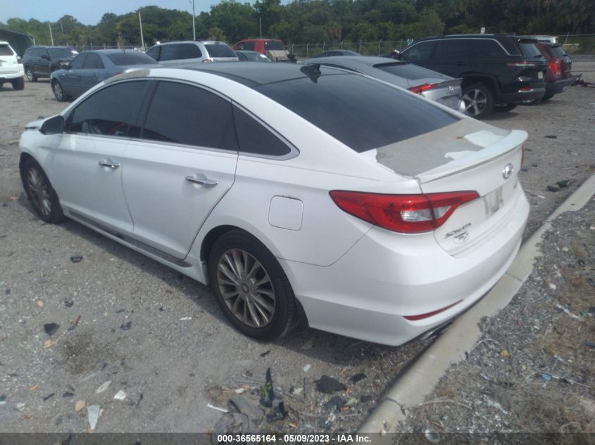 2015 HYUNDAI SONATA 2.4L LIMITED - 5NPE34AF6FH063428