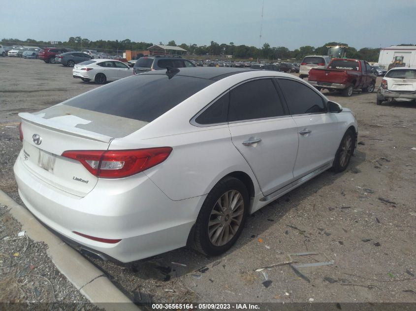 2015 HYUNDAI SONATA 2.4L LIMITED - 5NPE34AF6FH063428