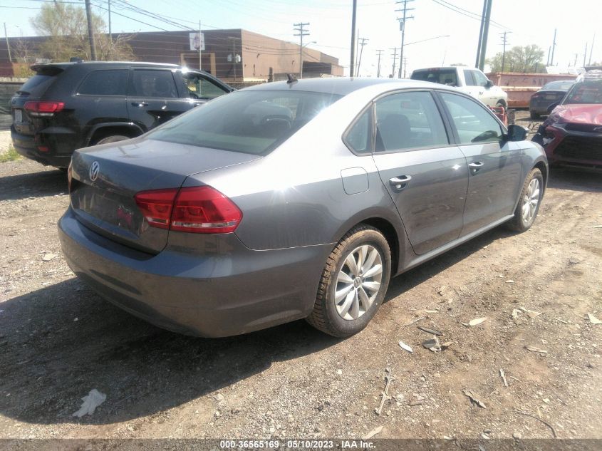 2013 VOLKSWAGEN PASSAT S W/APPEARANCE - 1VWAH7A35DC106637