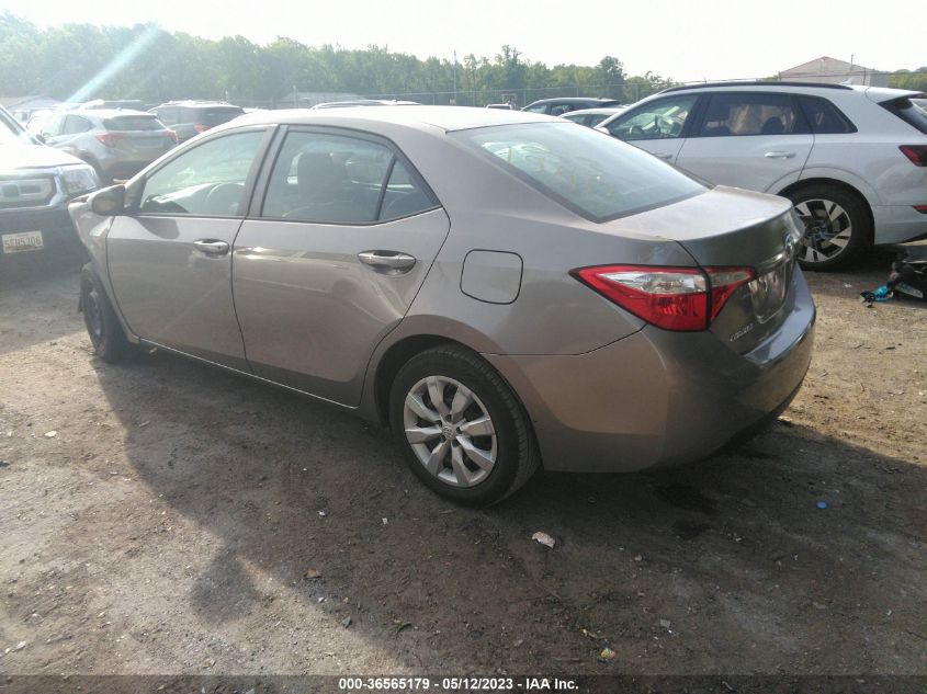 2015 TOYOTA COROLLA L/LE/S/S PLUS/LE PLUS - 2T1BURHE5FC262869