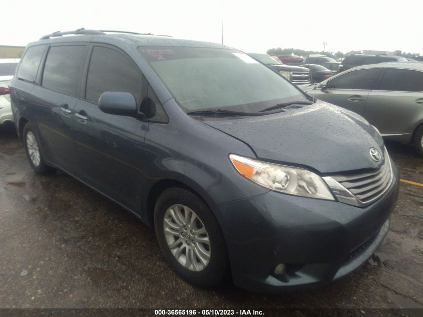 2015 TOYOTA SIENNA XLE/XLE AAS/LTD - 5TDYK3DC5FS586901