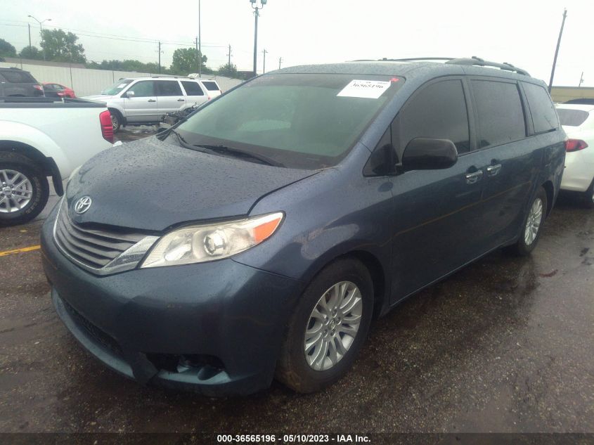 2015 TOYOTA SIENNA XLE/XLE AAS/LTD - 5TDYK3DC5FS586901