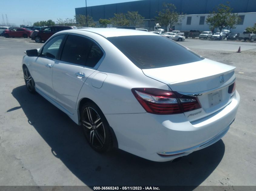 2017 HONDA ACCORD SEDAN SPORT SE - 1HGCR2F10HA198777