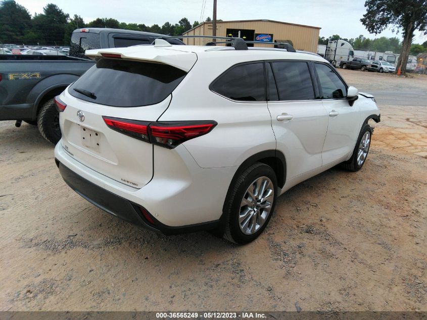 2020 TOYOTA HIGHLANDER LIMITED - 5TDYZRAH3LS013568