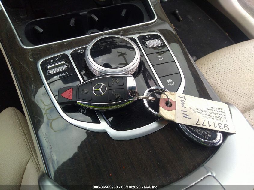 2017 MERCEDES-BENZ GLC GLC 300 - WDC0G4JB9HF254022