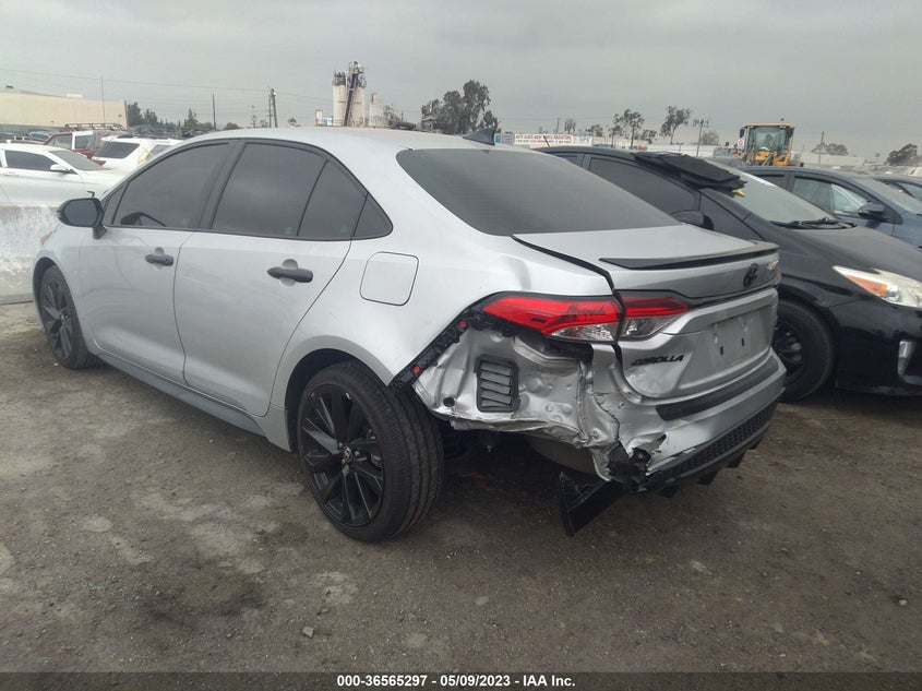 VIN 5YFS4MCE9NP099605 2022 TOYOTA COROLLA SE/SE NIGHTSHADE/APEX SE
