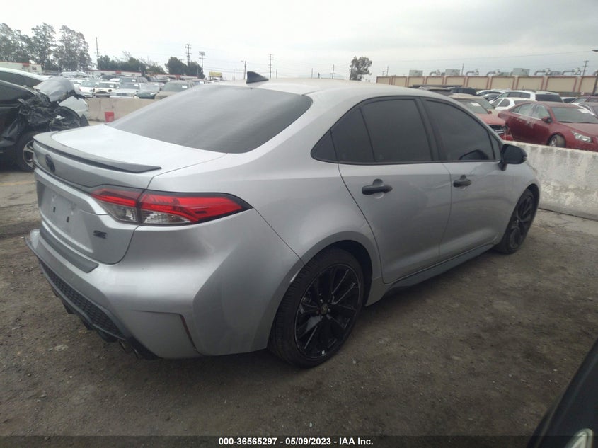 VIN 5YFS4MCE9NP099605 2022 TOYOTA COROLLA SE/SE NIGHTSHADE/APEX SE