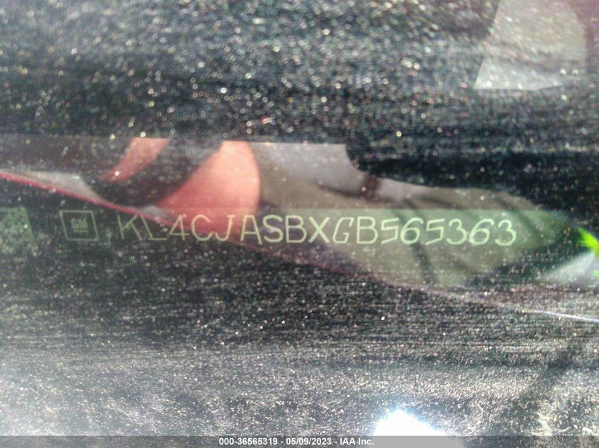 2016 BUICK ENCORE - KL4CJASBXGB565363