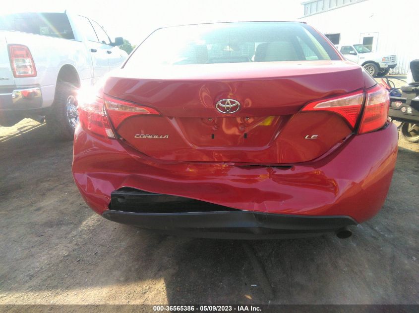2019 TOYOTA COROLLA L/LE/SE/XLE/XSE - 5YFBURHE0KP933147
