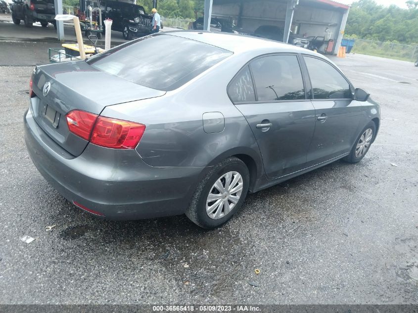 2013 VOLKSWAGEN JETTA SEDAN BASE/S/S W/SUNROOF - 3VW2K7AJXDM307498