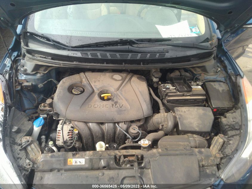 2013 HYUNDAI ELANTRA LIMITED PZEV - KMHDH4AEXDU974333