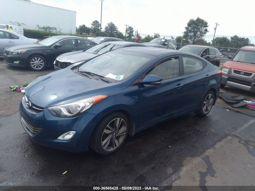 2013 HYUNDAI ELANTRA LIMITED PZEV - KMHDH4AEXDU974333