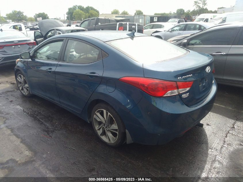 2013 HYUNDAI ELANTRA LIMITED PZEV - KMHDH4AEXDU974333