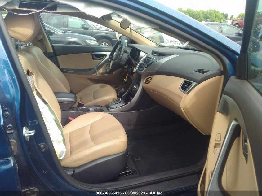 2013 HYUNDAI ELANTRA LIMITED PZEV - KMHDH4AEXDU974333