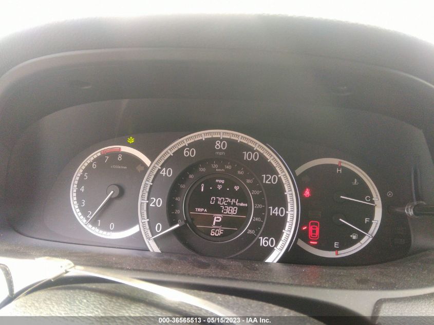 2014 HONDA ACCORD SEDAN EX-L - 1HGCR2F87EA186666