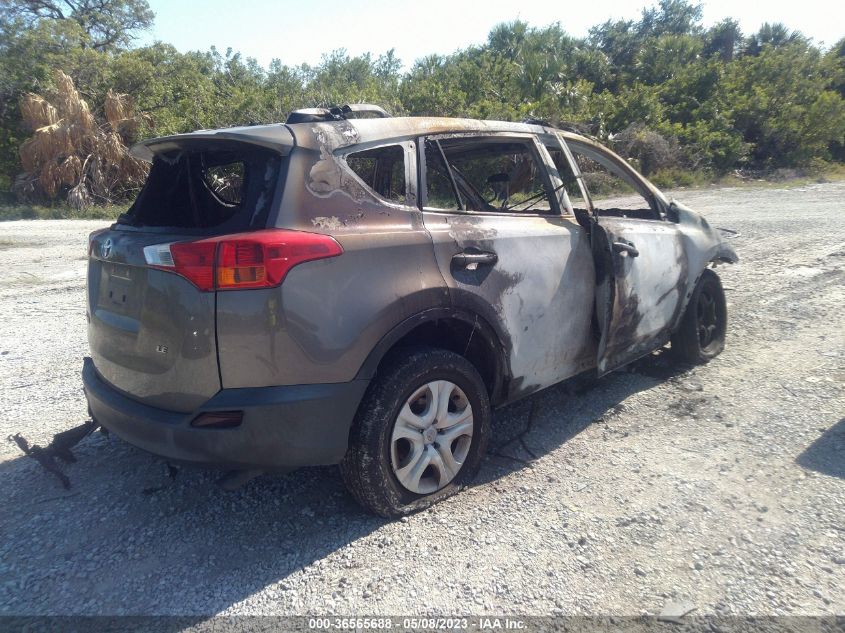 2014 TOYOTA RAV4 LE - JTMZFREV5ED034854