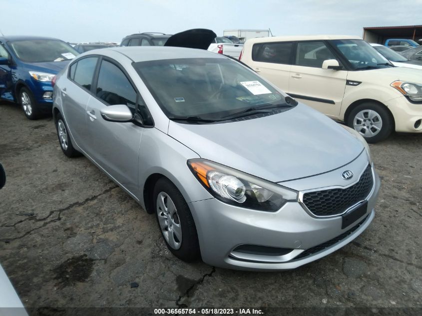 2016 KIA FORTE LX - KNAFK4A65G5539268