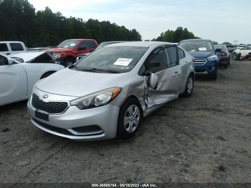 2016 KIA FORTE LX - KNAFK4A65G5539268