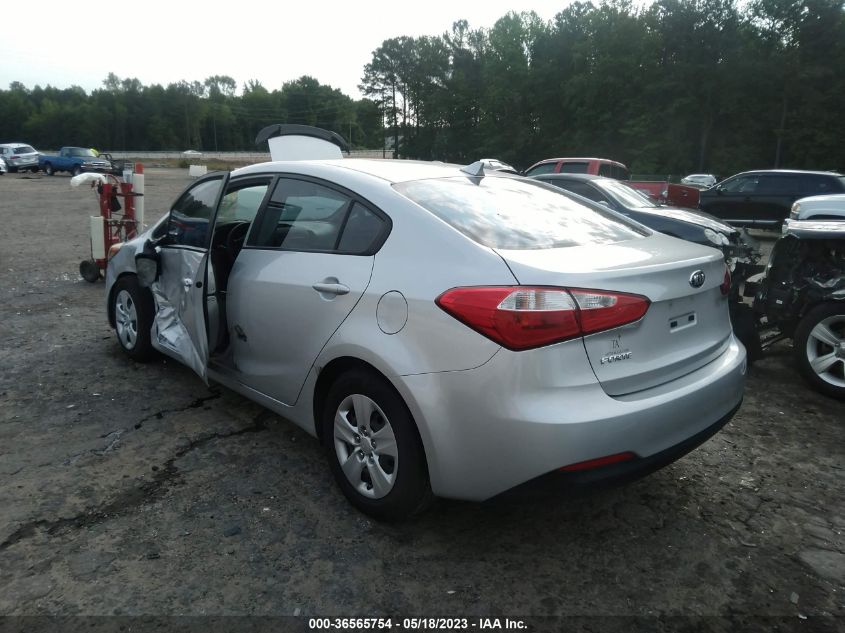 2016 KIA FORTE LX - KNAFK4A65G5539268