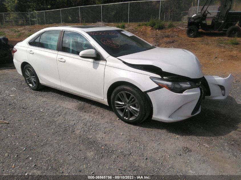 2017 TOYOTA CAMRY XLE/SE/LE/XSE - 4T1BF1FK2HU442994