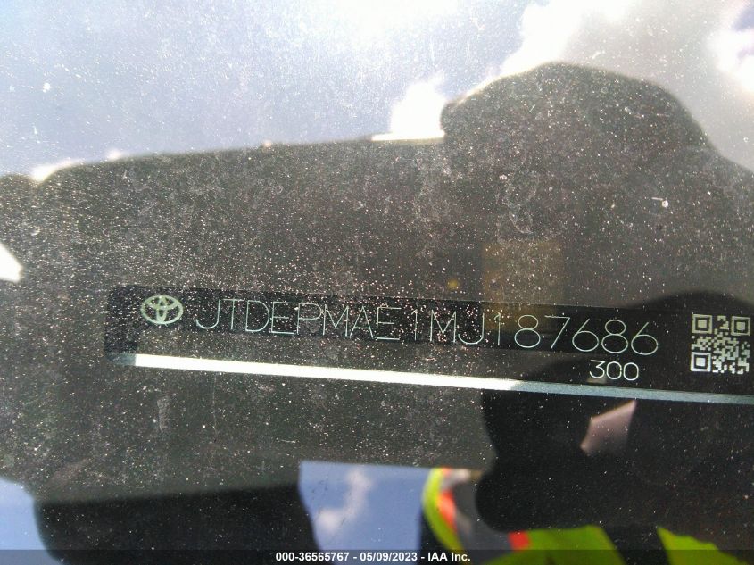 2021 TOYOTA COROLLA LE - JTDEPMAE1MJ187686