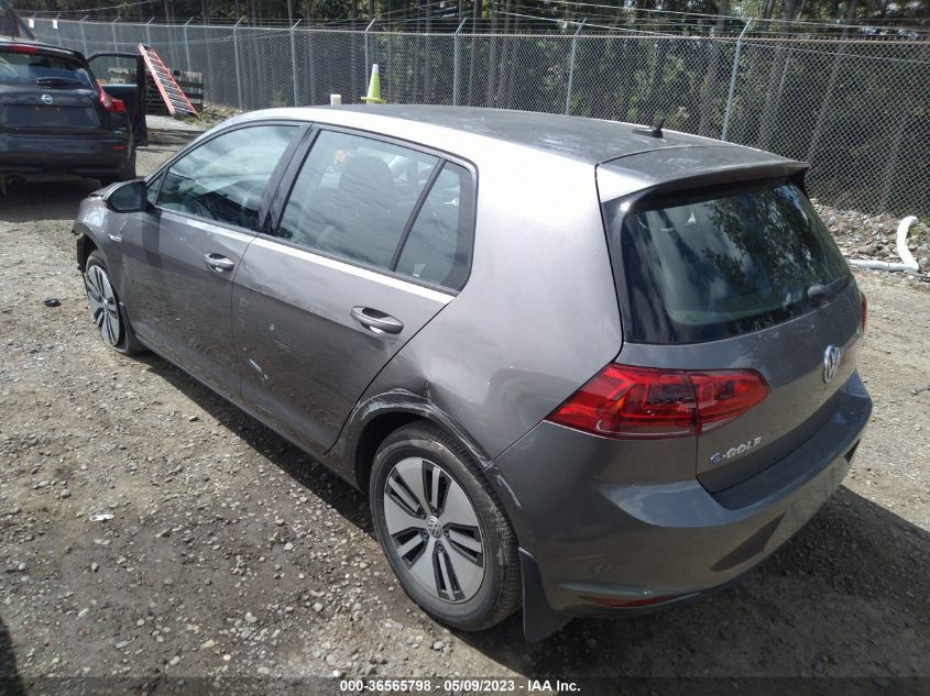 2016 VOLKSWAGEN E-GOLF SE - WVWKP7AU5GW916999