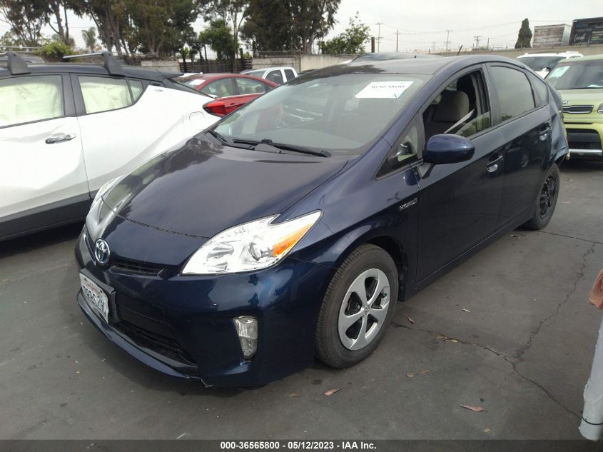 2015 TOYOTA PRIUS FOUR - JTDKN3DUXF0481988