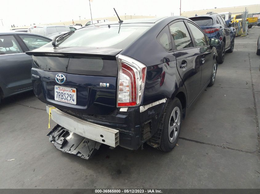2015 TOYOTA PRIUS FOUR - JTDKN3DUXF0481988