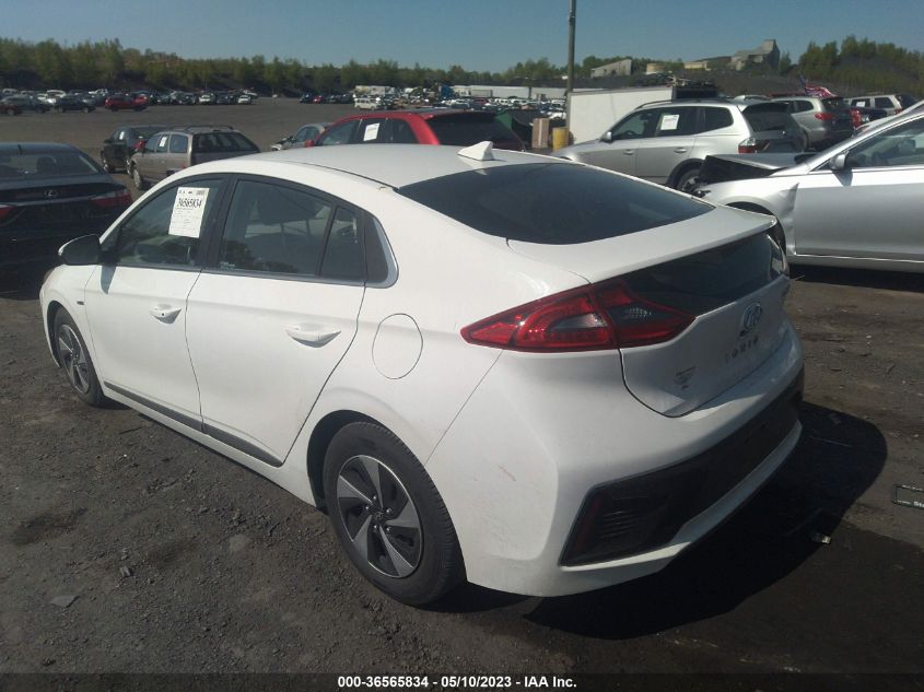2019 HYUNDAI IONIQ HYBRID SEL - KMHC75LC5KU118743