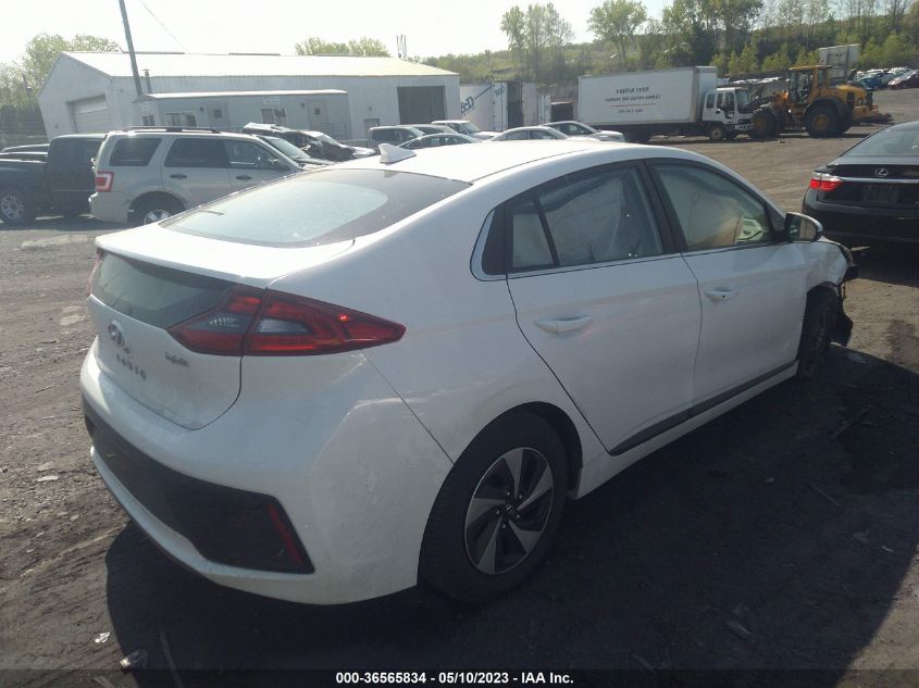 2019 HYUNDAI IONIQ HYBRID SEL - KMHC75LC5KU118743