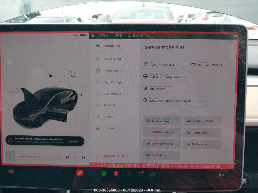 2018 TESLA MODEL 3 LONG RANGE - 5YJ3E1EB3JF113460
