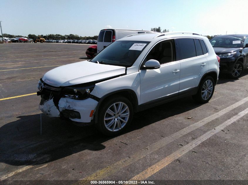 2014 VOLKSWAGEN TIGUAN SE - WVGAV3AX2EW608945