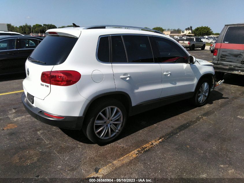 2014 VOLKSWAGEN TIGUAN SE - WVGAV3AX2EW608945