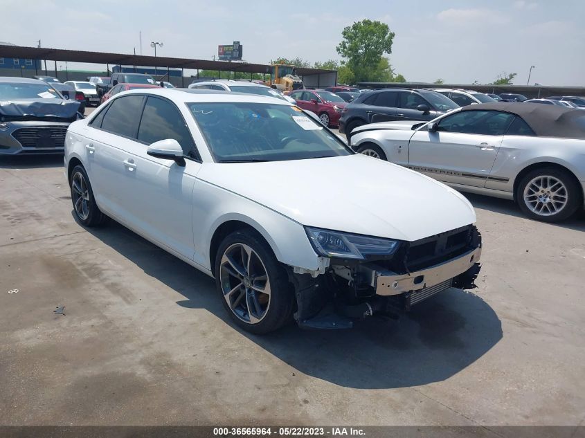 2019 AUDI A4 PREMIUM/TITANIUM PREMIUM - WAUGMAF44KN016000